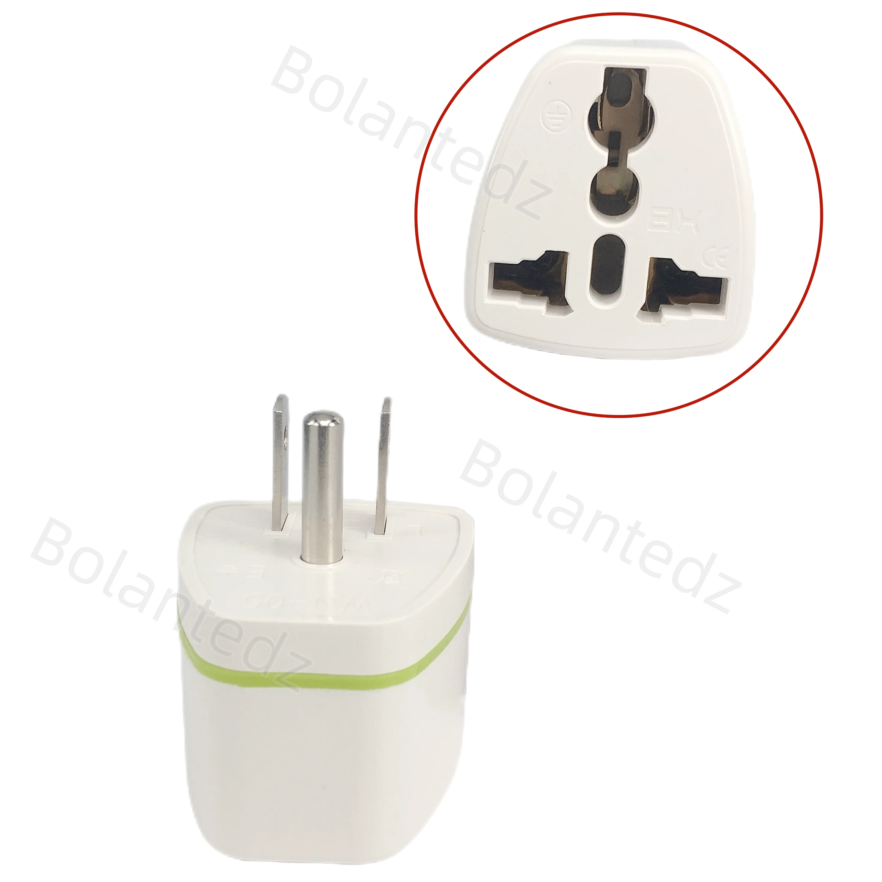 Pure copper Tourism conversion plug America Plug Adapter Power Converter, USA Travel Plug Outlet Adaptor USA to Universal Socket