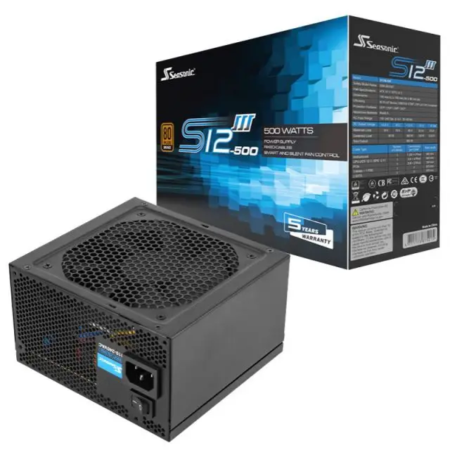 Сезоник 500 Вт PSU игровой Настольный ПК блок питания 80 плюс поддержка RTX 3060