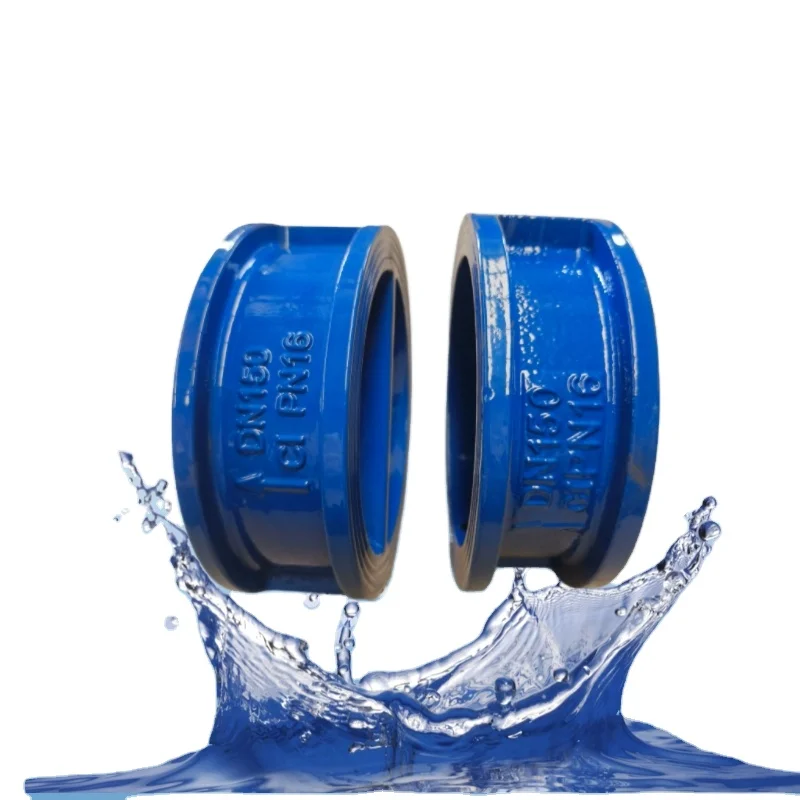 Wholesales Wafer Type PN16 Twin Plate Check Valve for Water Supply System