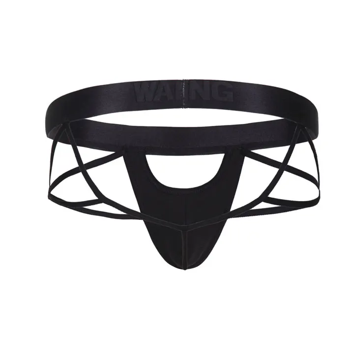 sexi mature leather mesh transparent G strings lingerie men sexy boxer