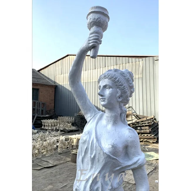 Rustic Garden Metal Mother Mary / Virgin Mary Catholic Religious Sculpture Statues