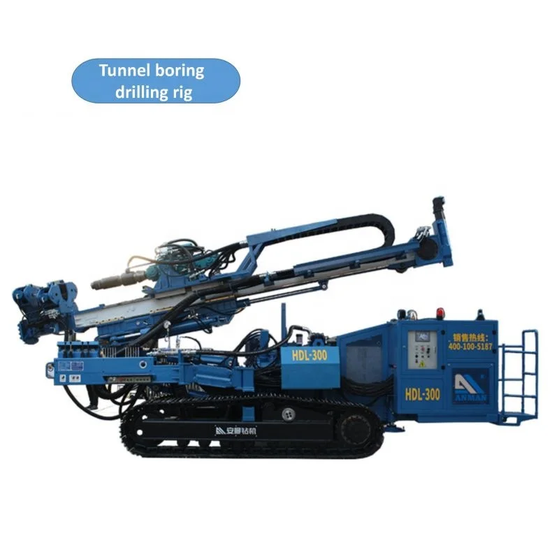 HDL-300 Non-blasting excavation equipped with automatic cable Capstan Personalized tunnel drill Tunnel boring machine