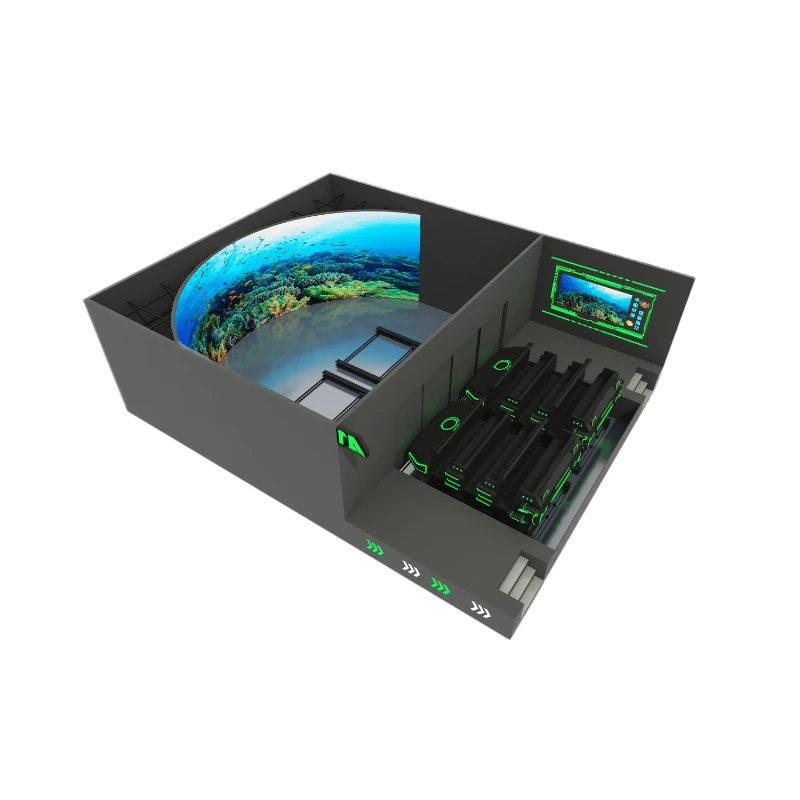 New Naked eye Flying Cinema Rail System indoor amusement cinema shopping mall earn money project flying theater