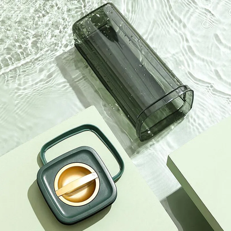 2022 New Nordic light luxury rice barrel household insect proof moisture proof sealed rice tank grain rice box storage food grad