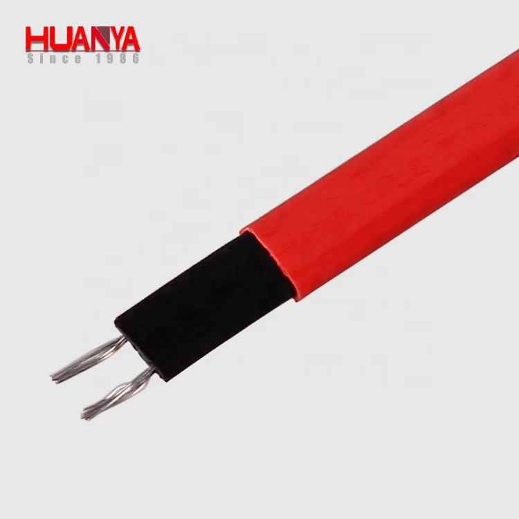 Self-regulating heating cable (120C) for industrial use