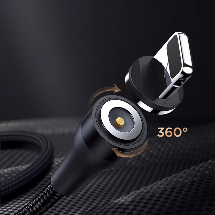 
USB Magnetic Charging Cable 3 In 1 Quick Charge 3A 5A Data Micro Usb Cabel Charger Type-C Cable for Cell Phone iPhone Android 