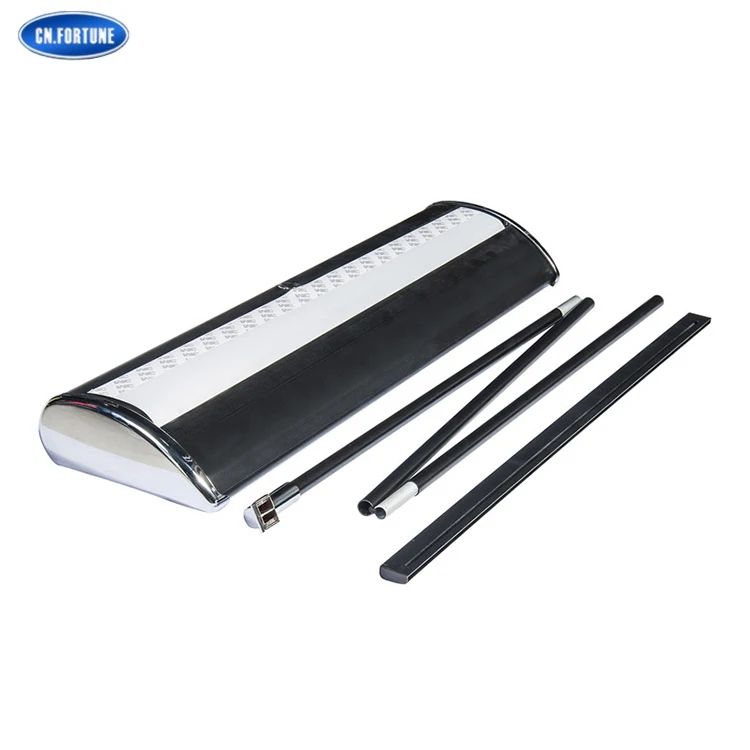 Retractable Roll up Banner Stand Aluminum Indoor and Outdoor Advertising Display for Exhibition Display Promotion CN.FORTUNE