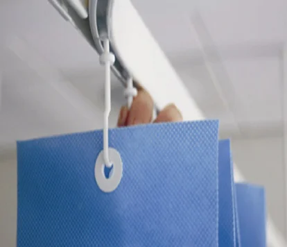 PP нетканые Антибактериальный огнестойкий одноразовые больничные постельные занавес