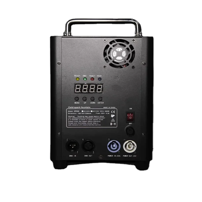 New Factory Price 600W/750W Cold Spark Machine Firework Machine For Wedding Stage