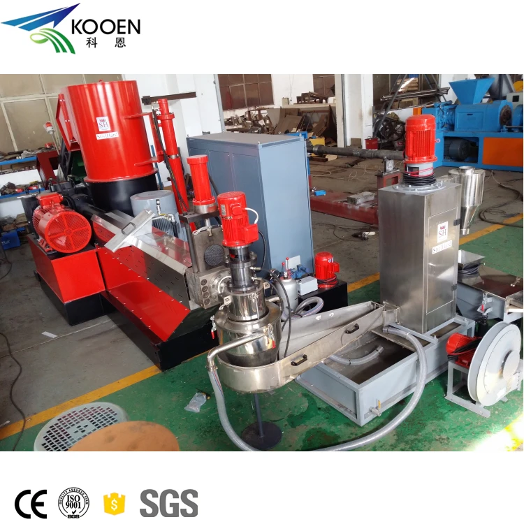 PVC granulator production line plastic pellet prilling machine