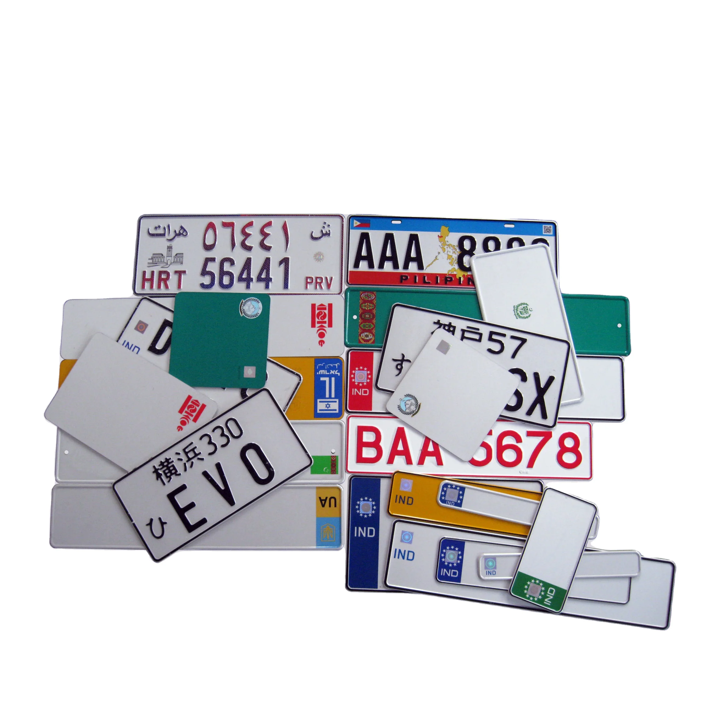 Aisa license plates, number plates, vehicle registration plates Personal car plate