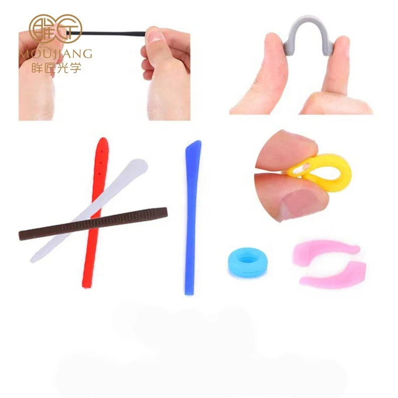 Anti Slip Earmuffs Silicone Anti Slip Sports Anti Drop Multi Color Mini Ear Hook Ear Braces Glasses  Temple Parts