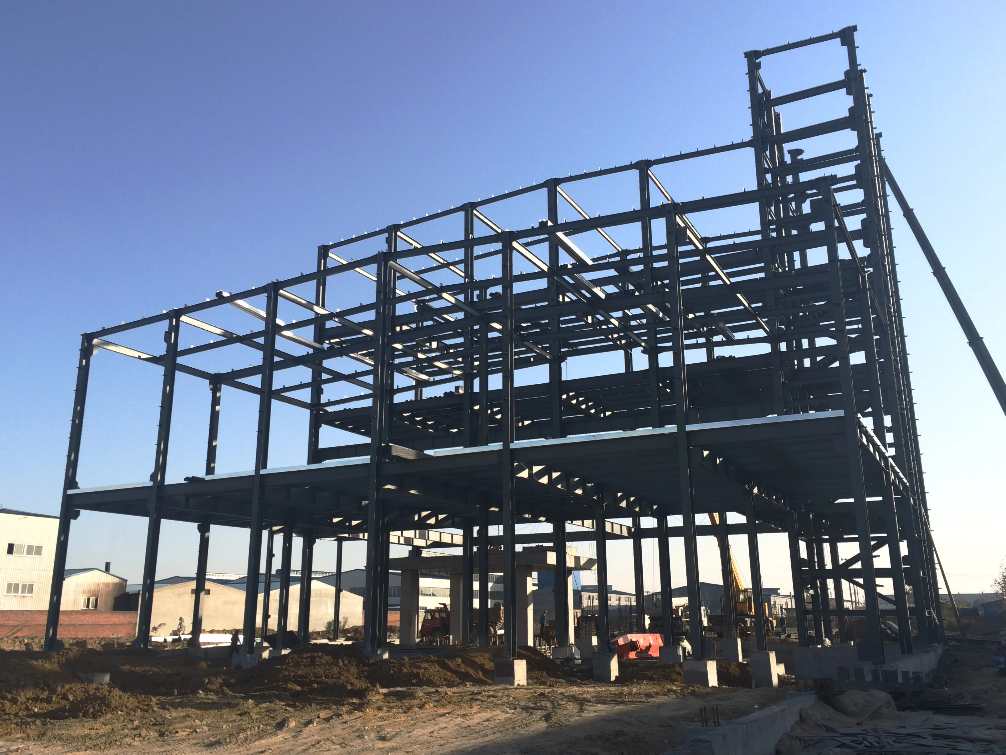 Индивидуальный коммерческий металлический строительный светильник сборный высокий стальной конструктор офисное здание