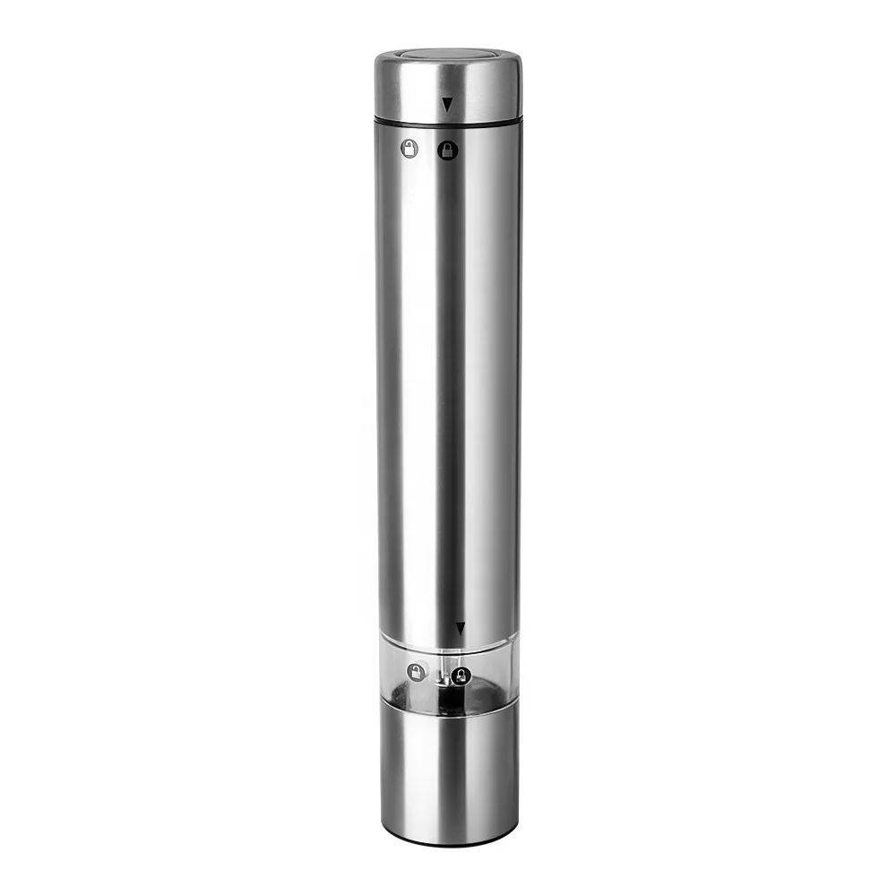 Kitchen Tools Gadgets Electric Pepper Mills Stainless Steel Ceramic Grinding Core Salt And Pepper Grinder
