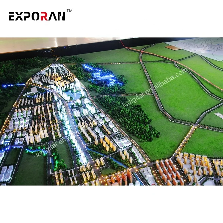 
3D maquette architectural physical model 3d residential apartment architectural model 