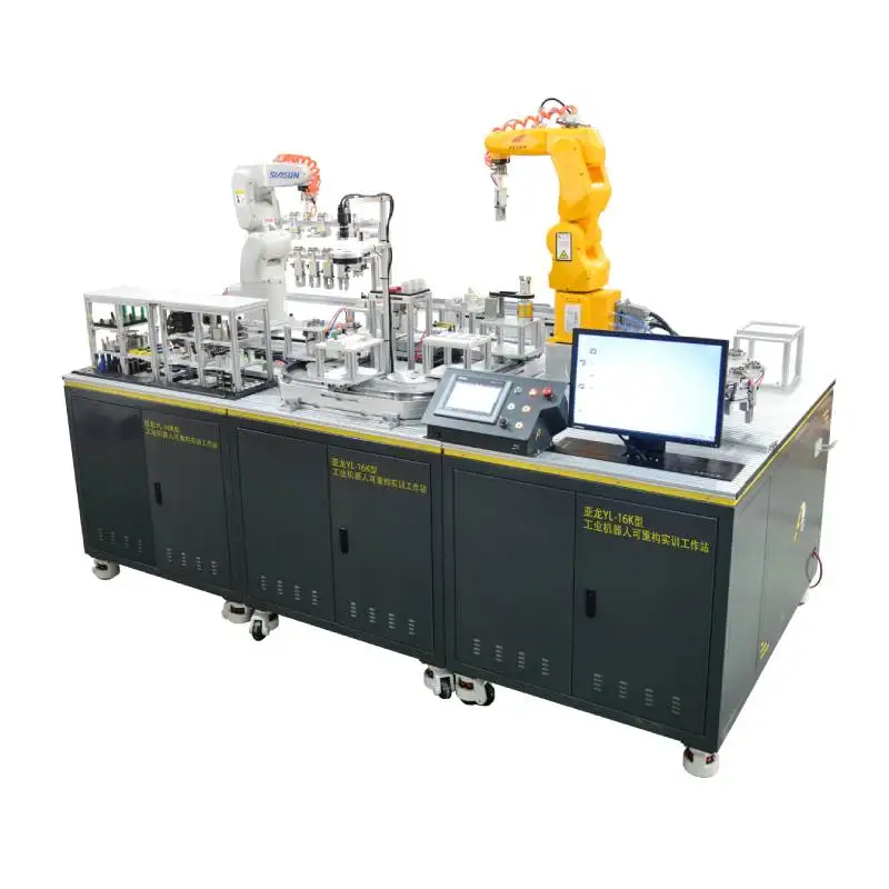 Industrial robot reconfigurable training device Robot Teaching Equipment  Industrial robot basic skills training