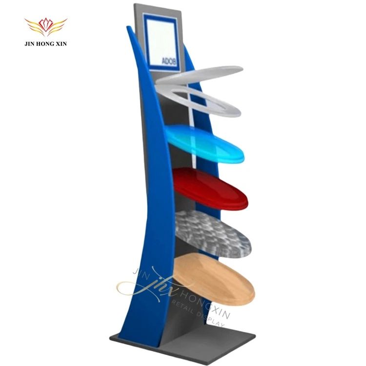 Custom Design Cheaper High Quality Promotion Metal Stand Rack For toilet seat cover sanitary ware Store Display Shelf