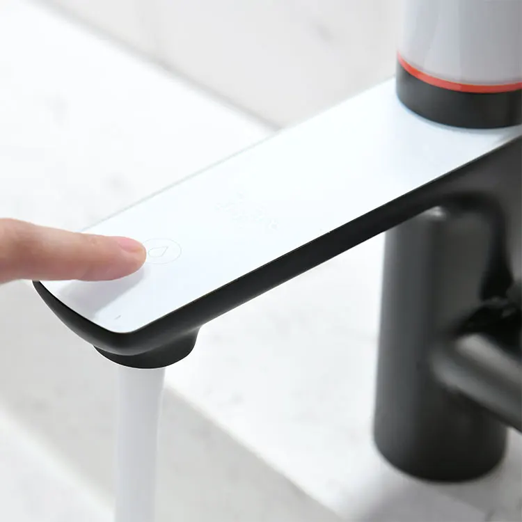 Smart digital Tap Modern Deck Mount filter Basin faucet with Digital Temperature Display