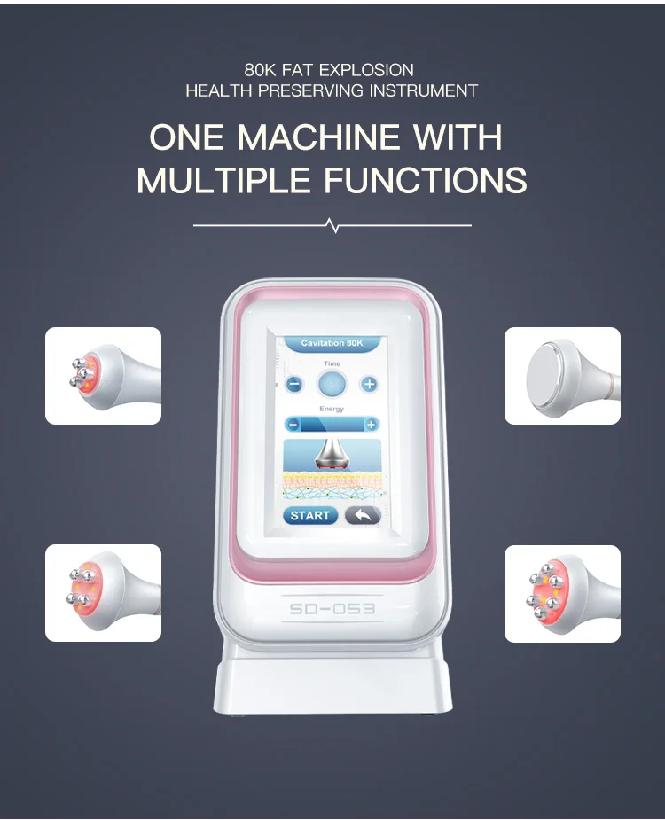 Portable 3 In1  80k Lipo  Slimming Machine 3 In 1  80k Beauty Equipment