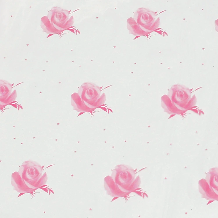 
High Quality Custom Flower Printed Wrapping Cellophane Sheets, Wholesale Water Soluble Cheap Price Translucent cellophane sheets 