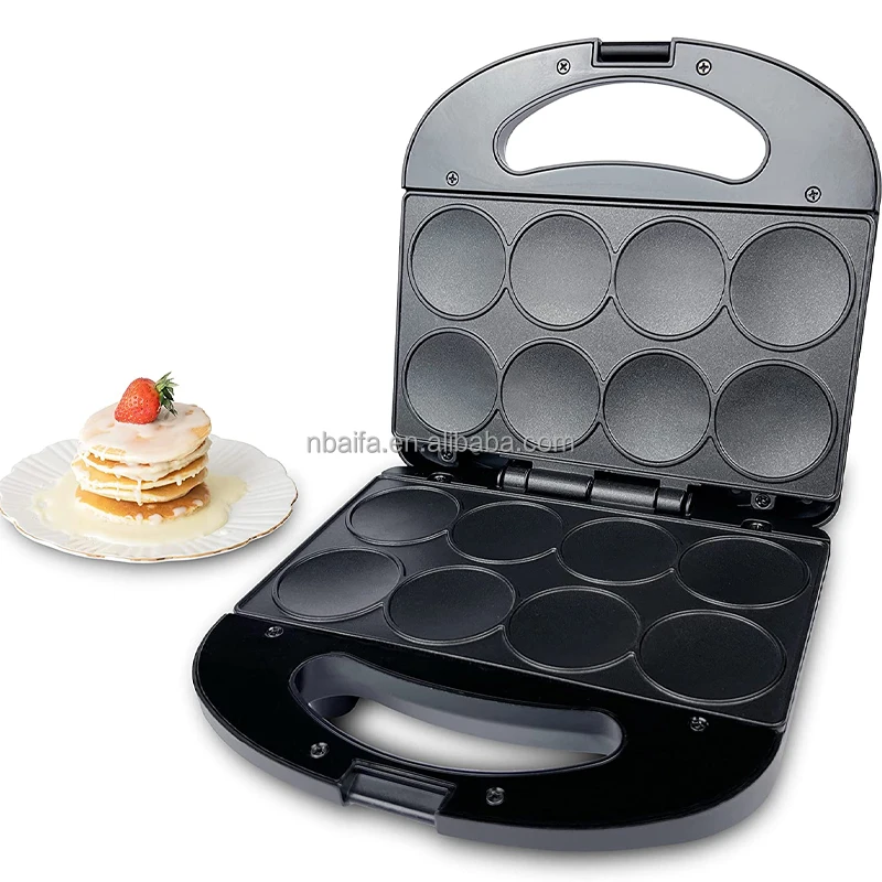 Aifa 1200W enon stick arepe Maker Easily dish kitchen multi-functional 6 8  holes plate electric mini crepe and pancake makers