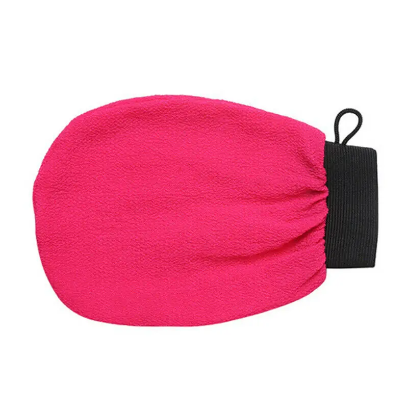 Best&Wecan Custom Reusable Gentle 100% Viscose Fiber Scrub Silk Body Mitts Exfoliating glove