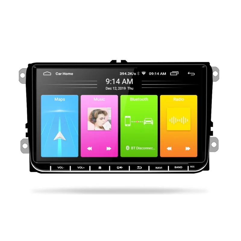 9 inch Car Radio Android for VW DSP IPS QLED with Carplay GPS 2+32g