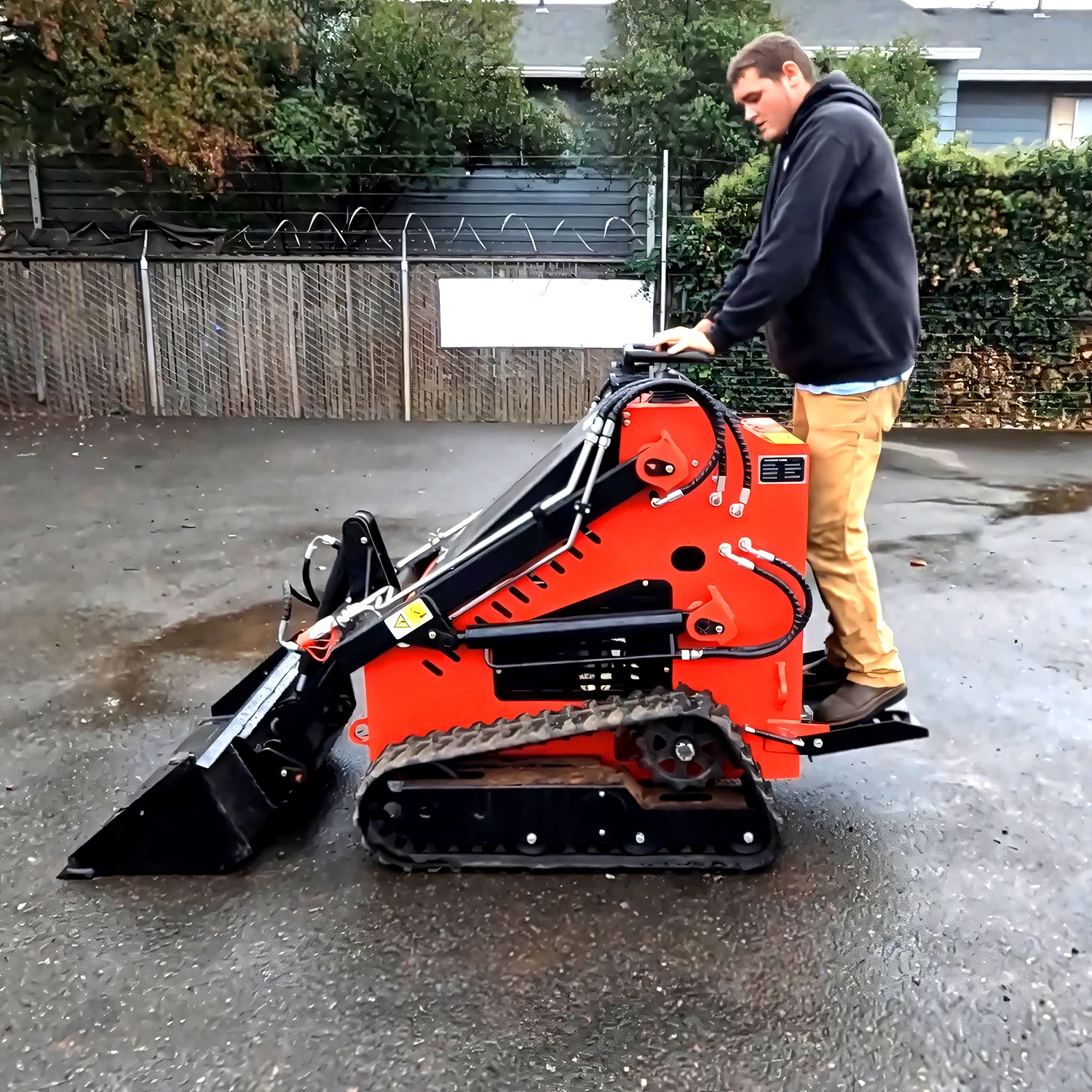 Дизельный и электрический опционально Сертификация CE мощный гусеничный погрузчик