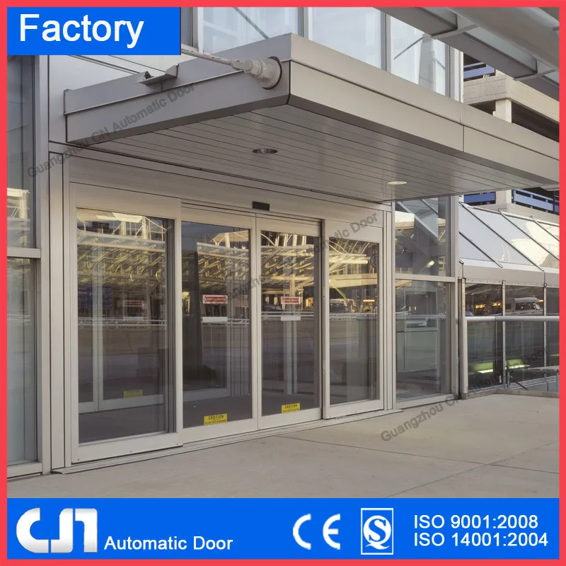 Aluminum Frame Double Open Automatic Door  commercial electric door system automatic glass sliding doors