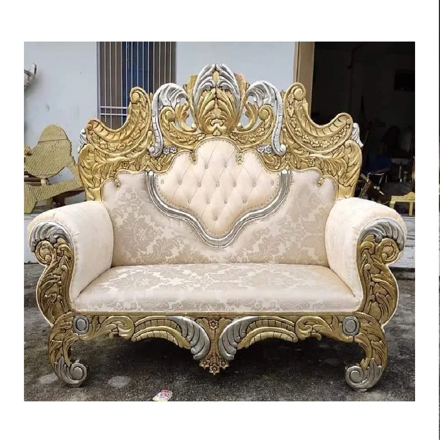 
 Indian Wedding Stage Sofa Set Engagement Party Wedding Sofa Set Royal Crown Wedding Sofa  