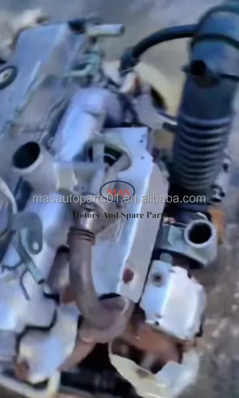 Good condition 4M40T used diesel engine for Mitsubi shi with turbo transmission