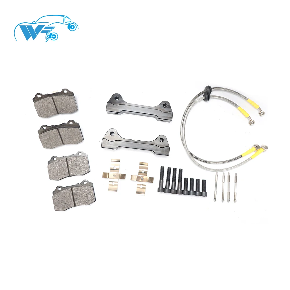 Алюминиевый гонки тормозной суппорт для гольфа MK5/MK6 WT-f40 4 горшок большой тормозные