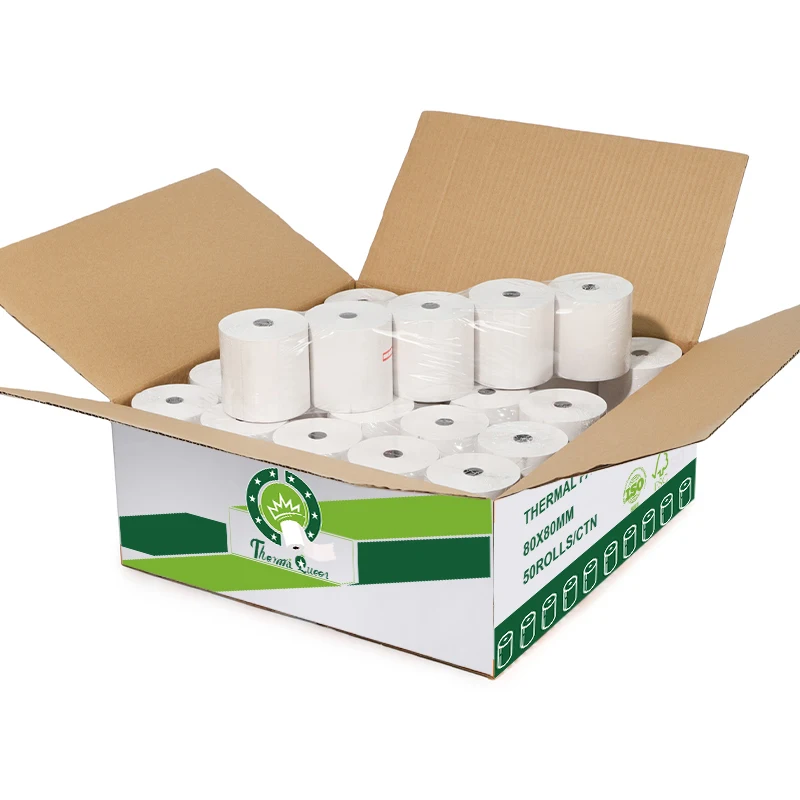 58 X 40 Coreless 80X80 Guangzhou 57*20 High Quality Atm Thermal Paper Rolls For Mini Printer