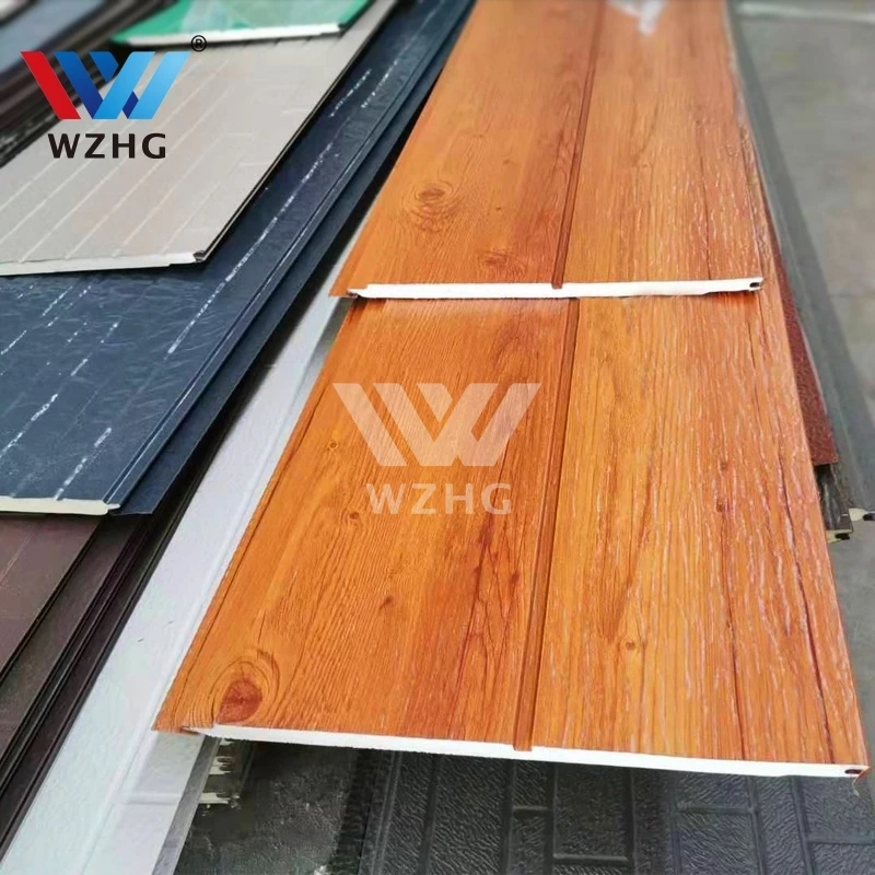 Perforated metal wall cladding panels pine panel polystyrene decorative polyurethane sandwich siding