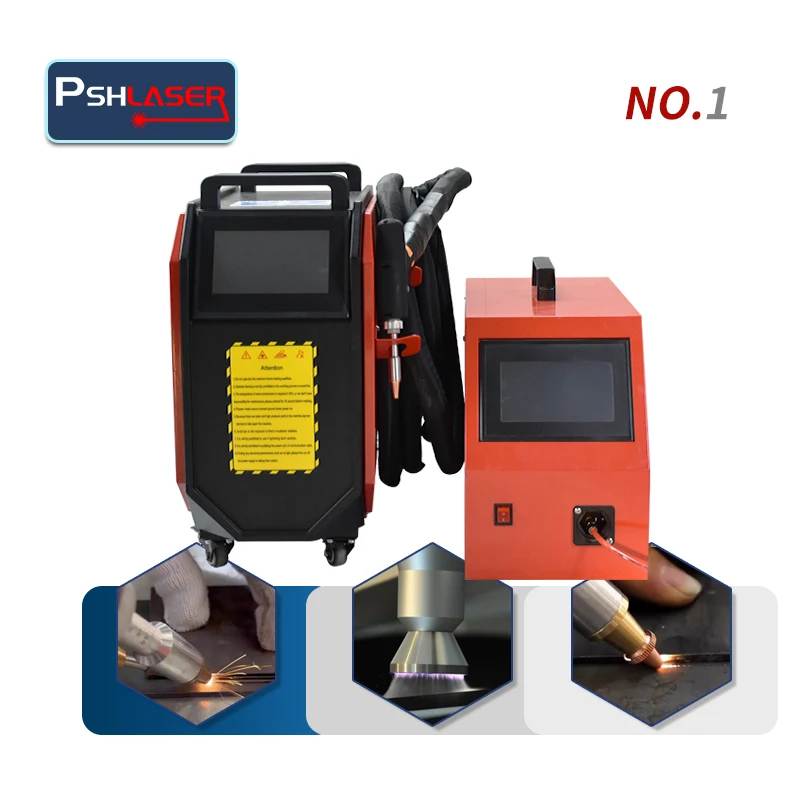 Mini Portable Fiber Laser Welding Machine with Wire Feeder for Stainless Steel Metal Handheld Welder