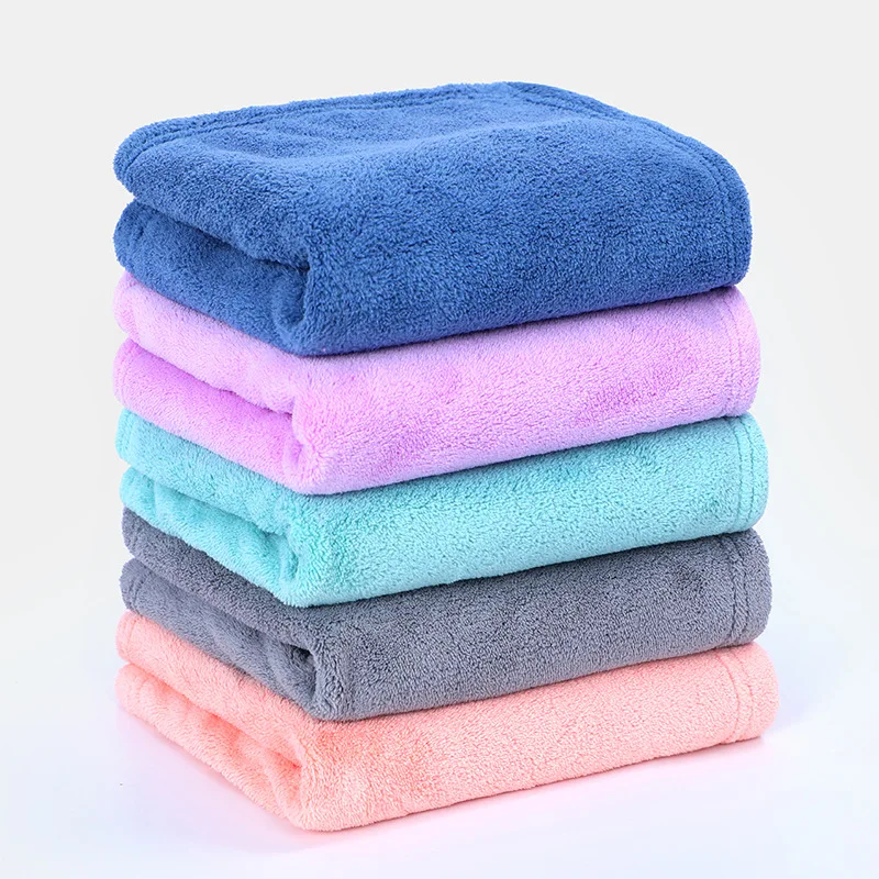 Factory direct high quality cotton bath towel absorbent household soft high quality large size towel wholesale