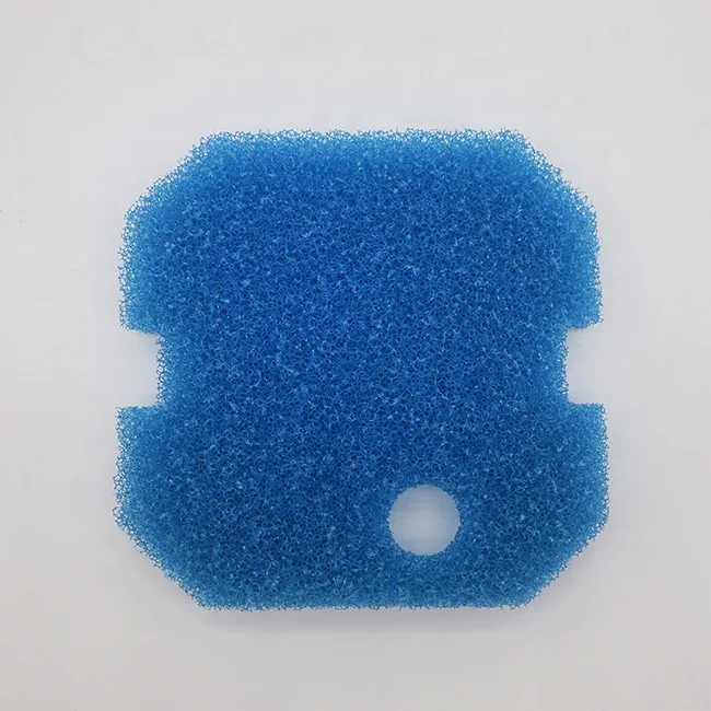 Настраиваемая форма, синий и белый полиуретановый фильтр, губка, аквариумная пена, аквариумный фильтр, аксессуары