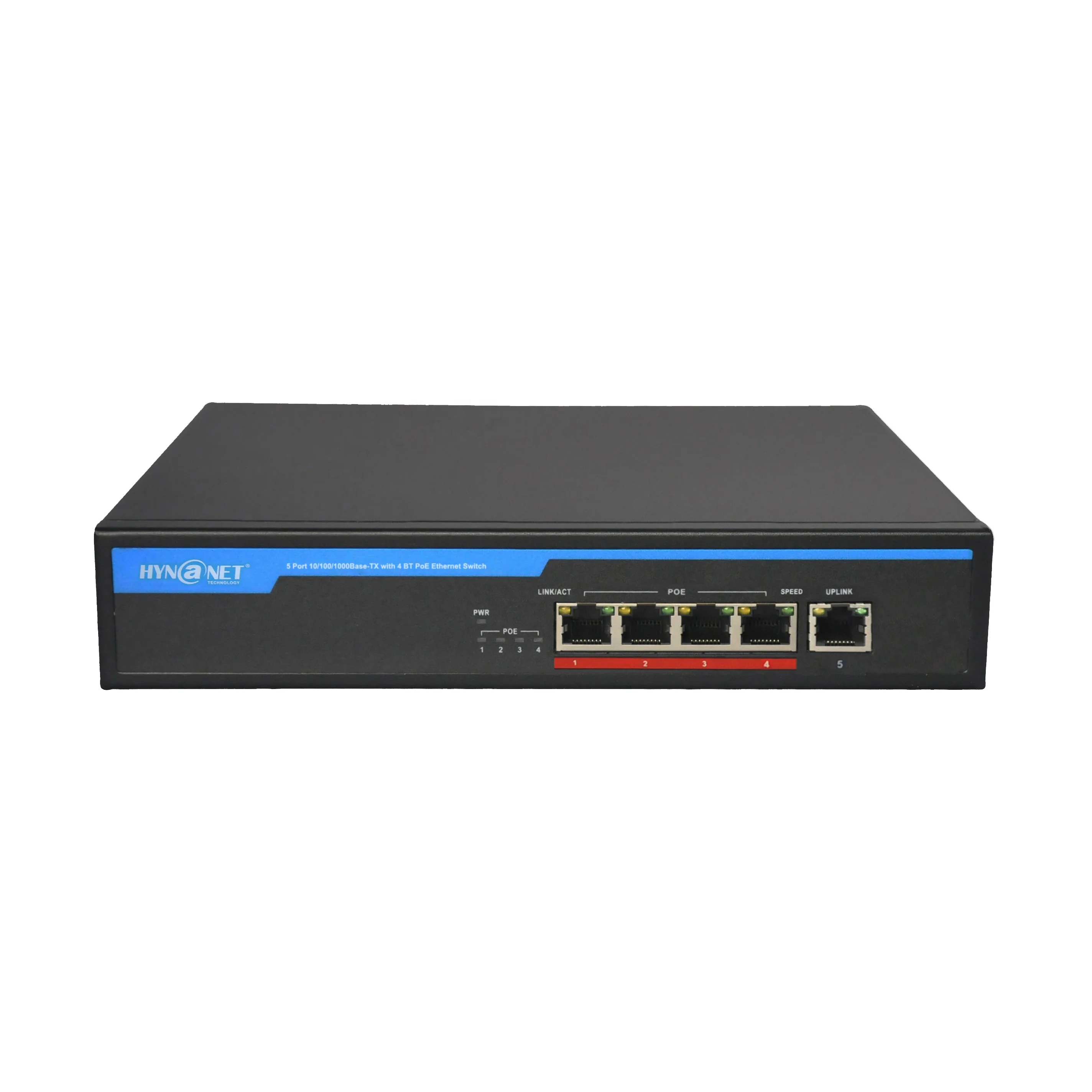 90W Ultra 5 gigabit ports built-in 150W IEEE802.3bt high power PoE switch for wifi 6
