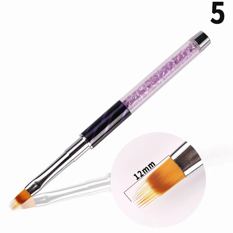 High Quality Acrylic Handle Nail Art Cat Eye Drawing Liner Pencil Extension Nail Gel Brush