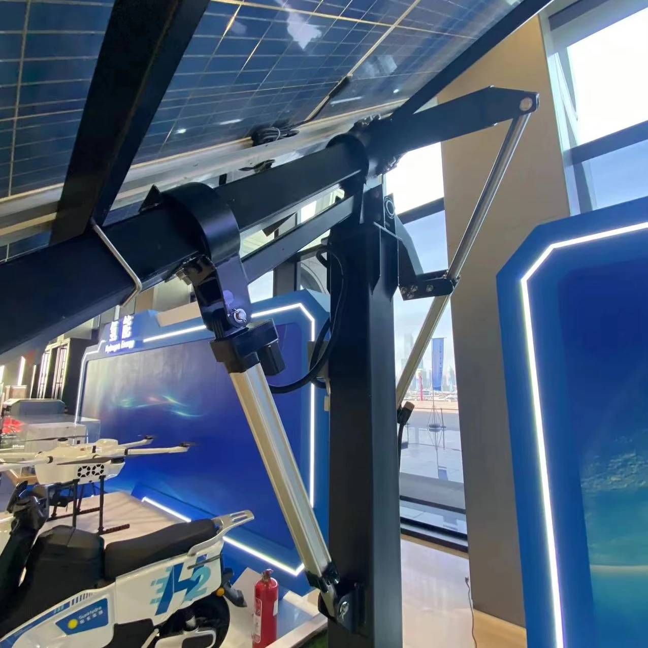 Hot sale Solar Tracker 6KW Hot Selling Low Price Automatic Solar Tracker Sun Power Dual Axis 8 Panels solar tracker dual axis