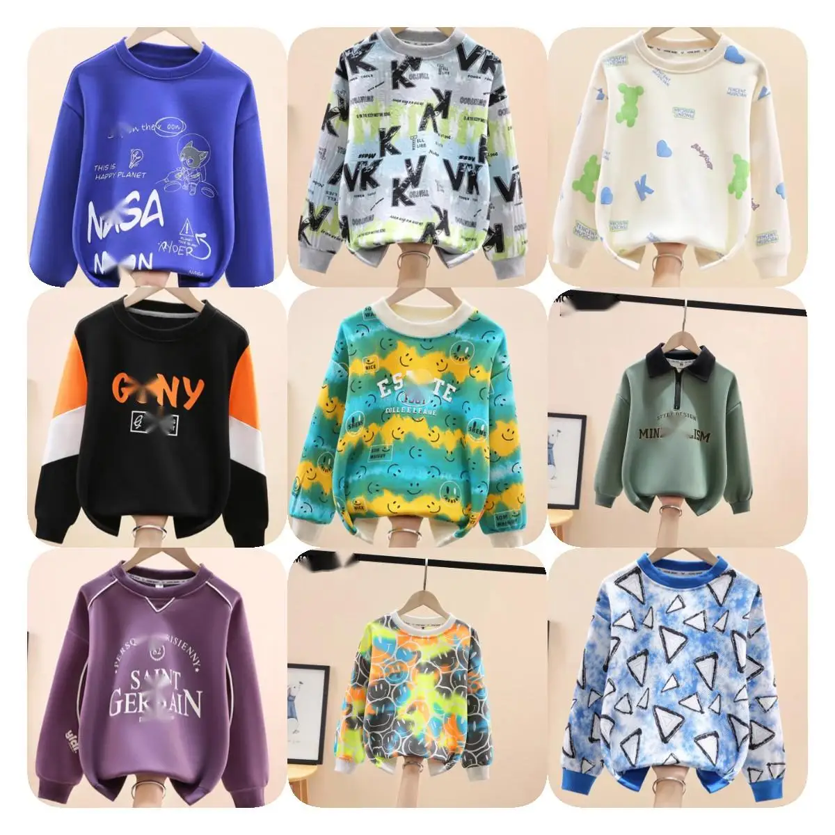 wholesale Children Kids Cotton Plain Hoodie Tops Blank Pullover Sweatshirt Fleeced Children Boys Hoodies from Bangladesh Hoodie