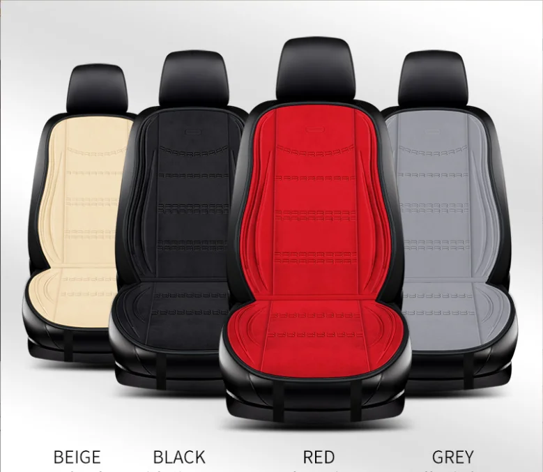 SOJOY 2022 новый дизайн Красного Цвета Автомобильная подушка с подогревом прикуриватель для одного переднего сиденья