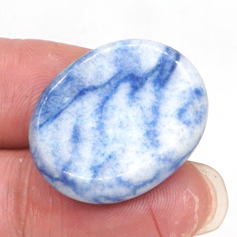 Wholesale Colorful Thumb Worry Stone Oval Polished Palm Pocket Healing Energy Crystal Massage Tumbled Stones For Stress Relief