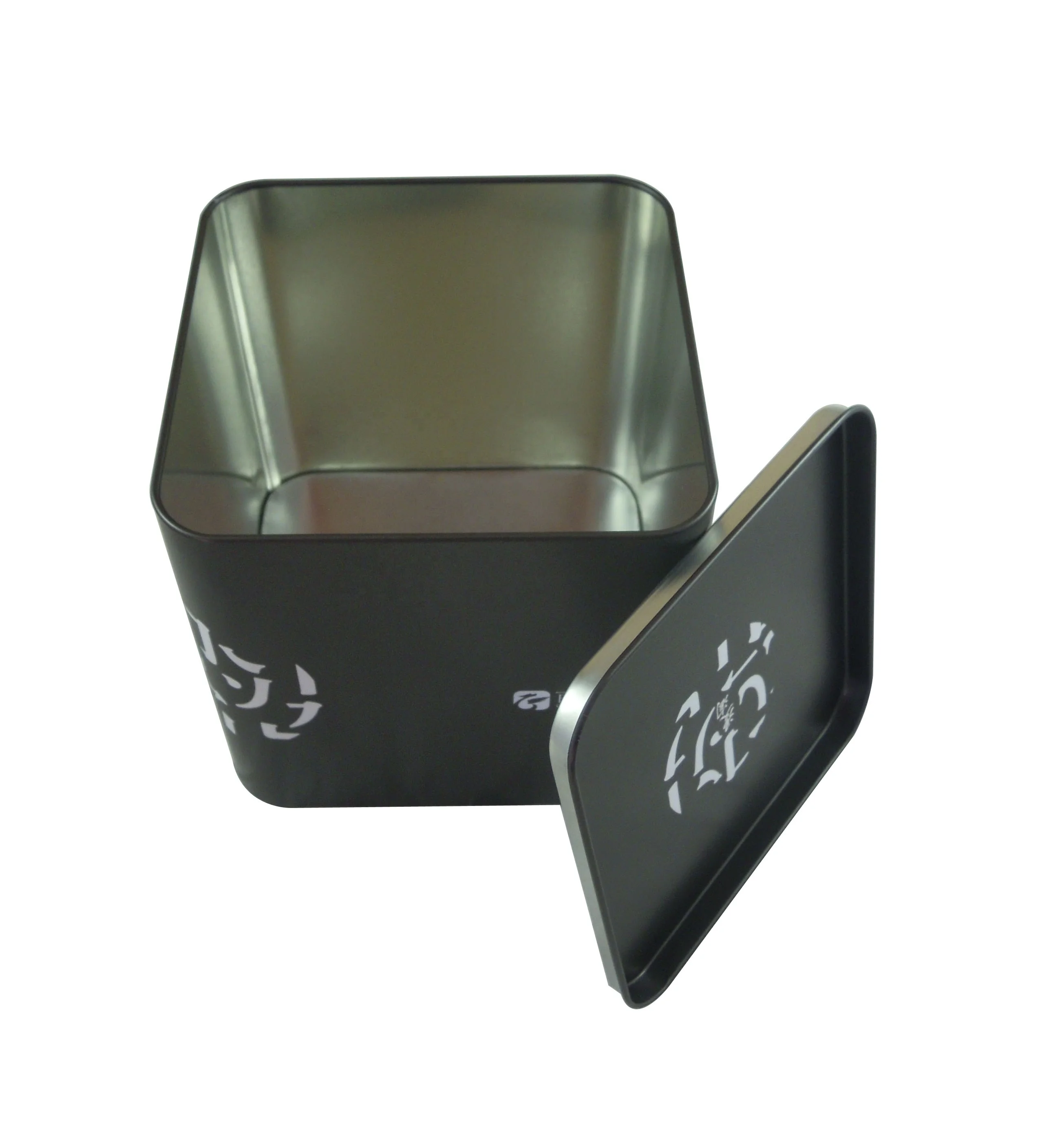 Wholesale tin high quality metal boxes coffee box square tin cans for tea candy packing