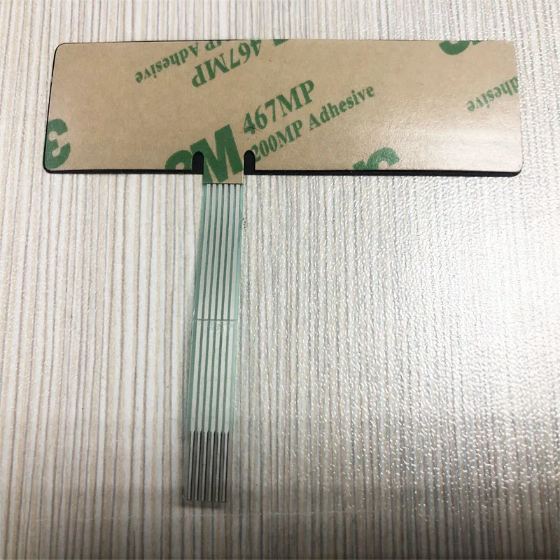 0.175mm Matte PC overlay material embossing button membrane switch with 3M467 adhesive
