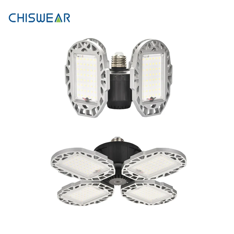 Chiswear 80W 80W E27 LED Garage Light Bulbs Deformable Super Bright Ceiling Fixture Shop Lamp (1600382148836)