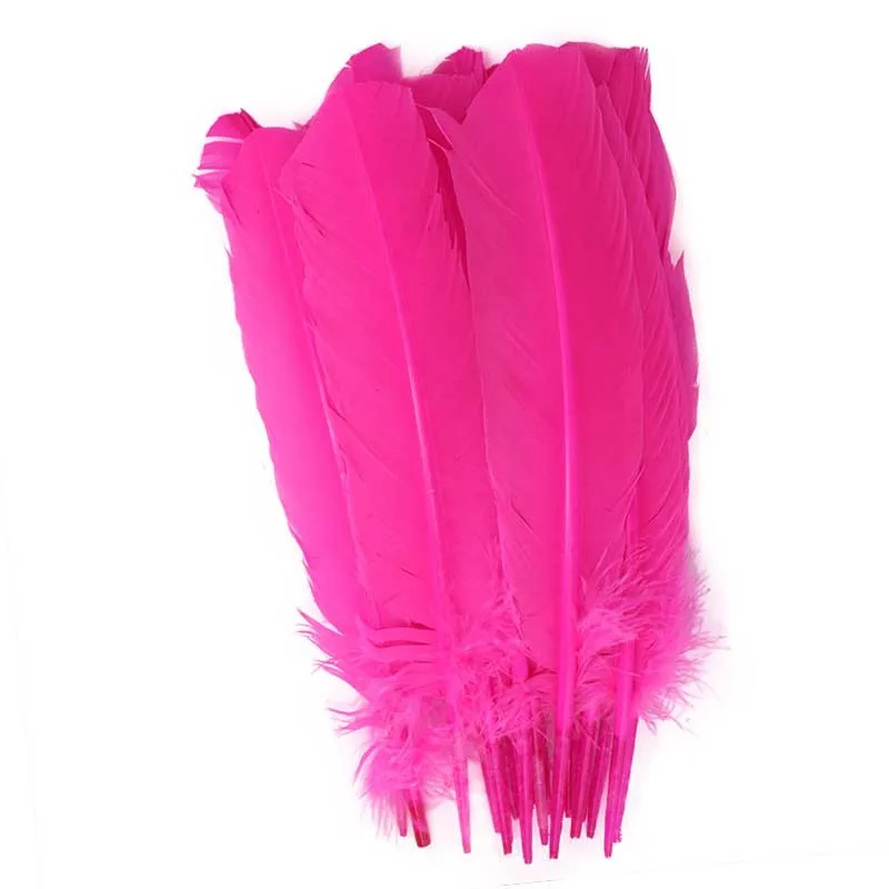 Wholesale Turkey Quill Feather DIY Feather Pen Indian Hat Hair Decoration Material Wedding Decoration Accessories