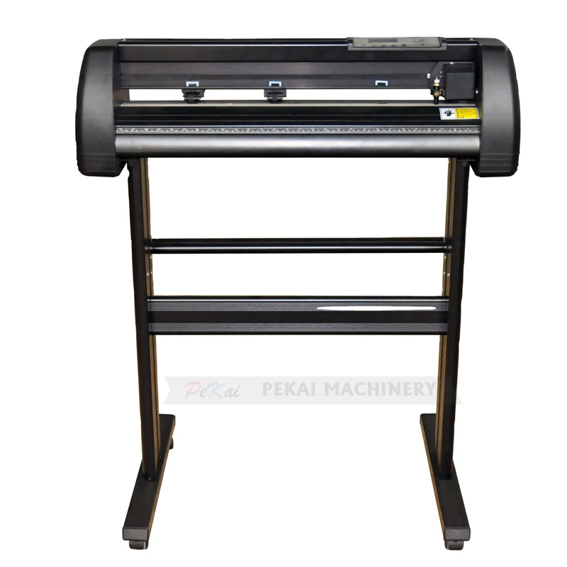 28Inch 870MM Max Paper Feed Printer Cutting Plotter Vinyl Cutter Machine with Computer Windows Software 3 Blades LCD Screen