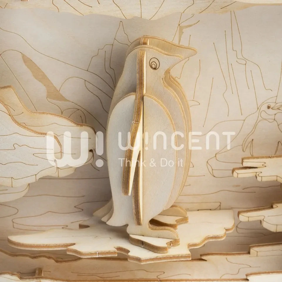 Theater puzzle gift diy 3d wooden animals other educational toys for kids teens