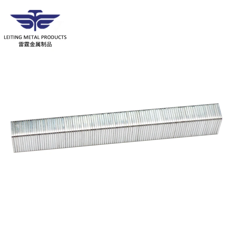 LEITING Best Product Zinc Plated Stainless Steel Sofa U-Type Nail Furniture Staple 1016j Staples